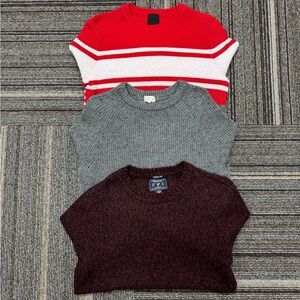 American Eagle and H&M Mens Sweaters 3 Pack